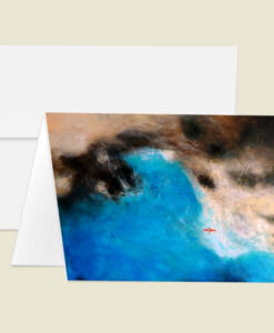 Alternative view of Kayaking - Greeting Card
